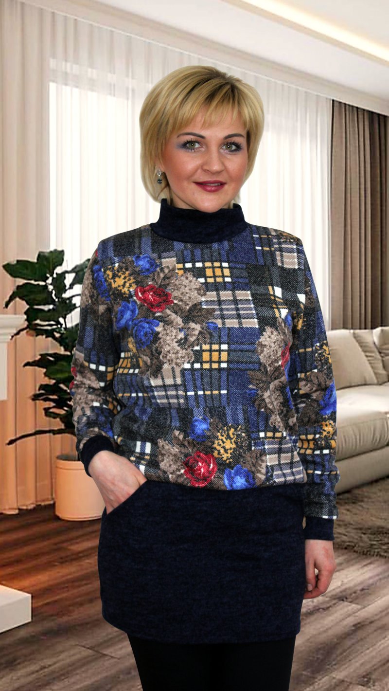 Туника женская из вискозы
