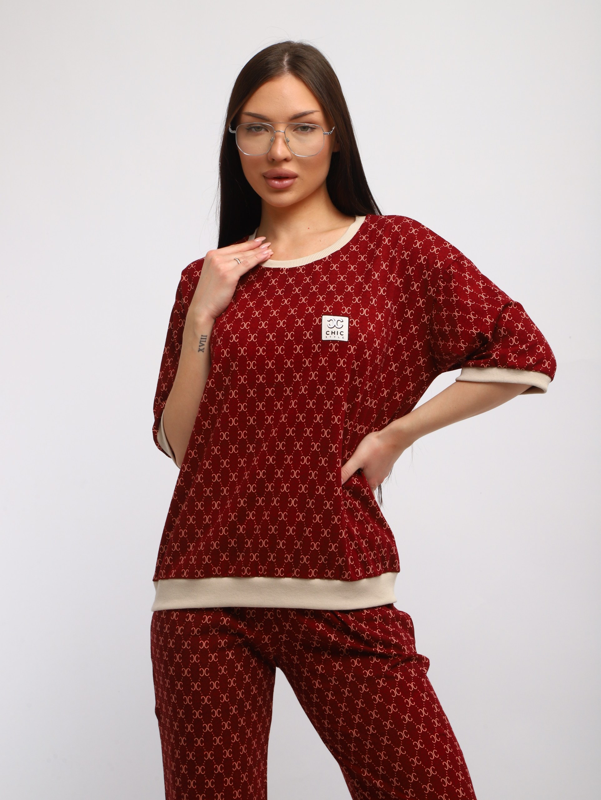 Костюм женский из хлопка