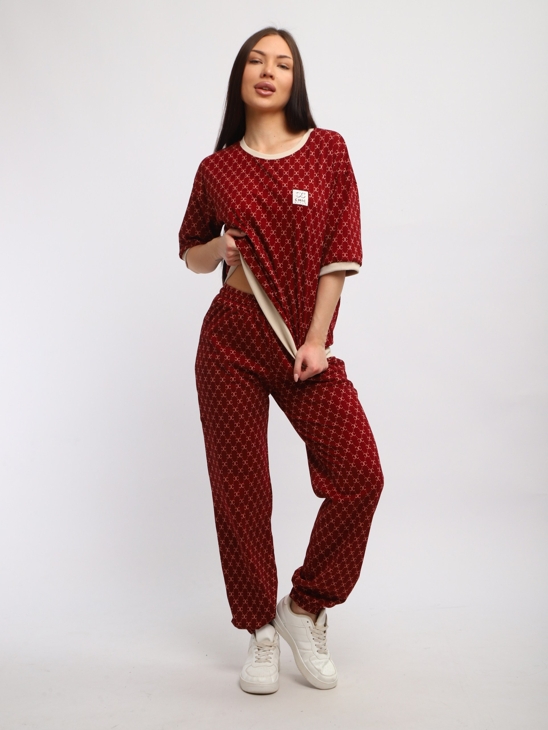 Костюм женский из хлопка